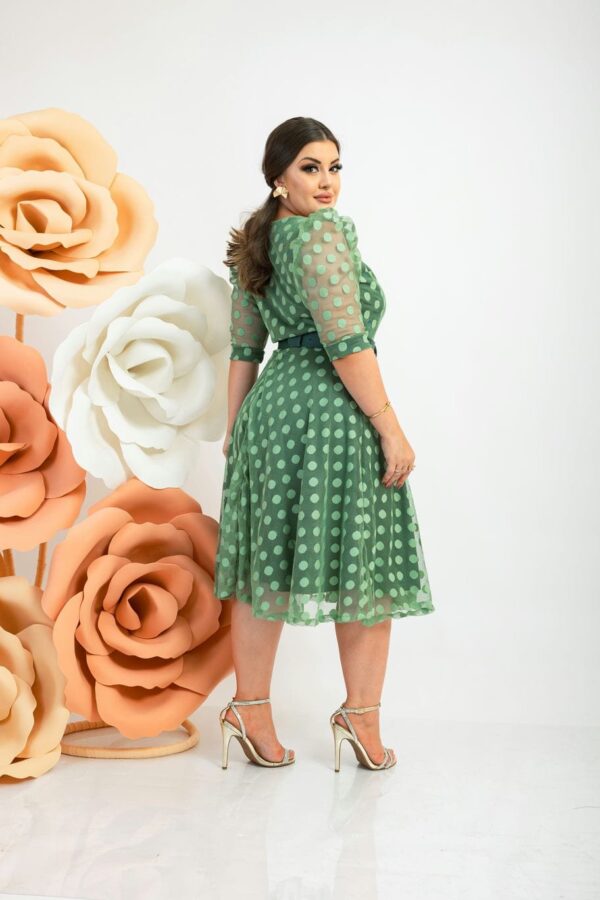 Vestido Thalita Verde Menta - Imagem 2