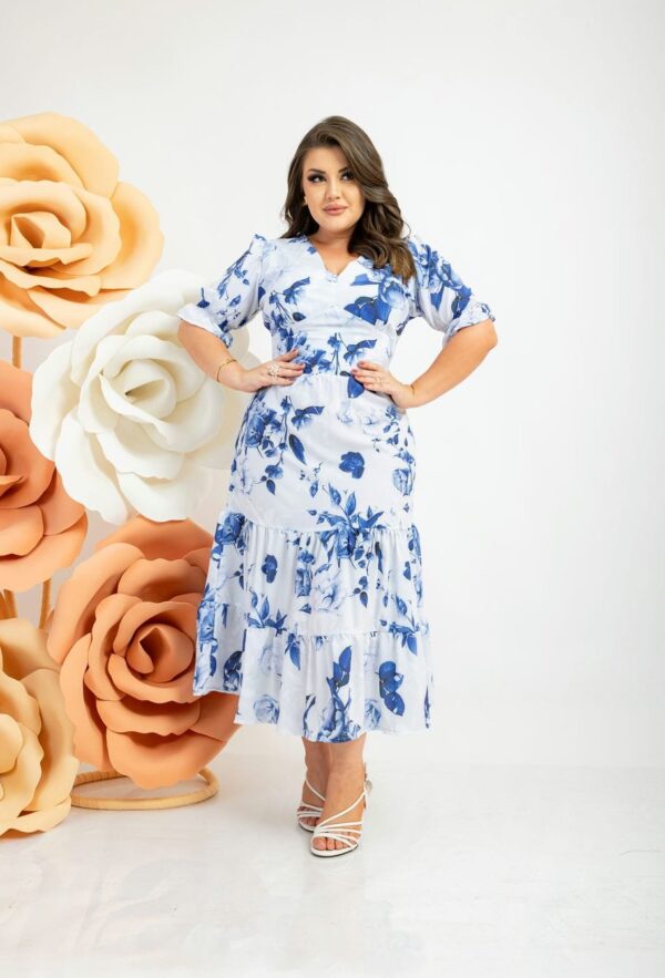 Vestido thania estampa exclusiva