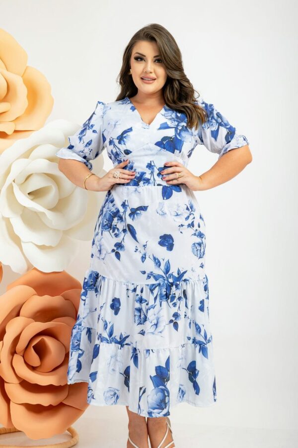 Vestido thania estampa exclusiva - Imagem 4