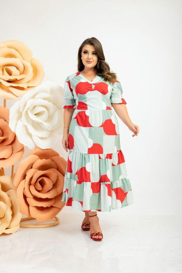 Vestido thania estampa exclusiva