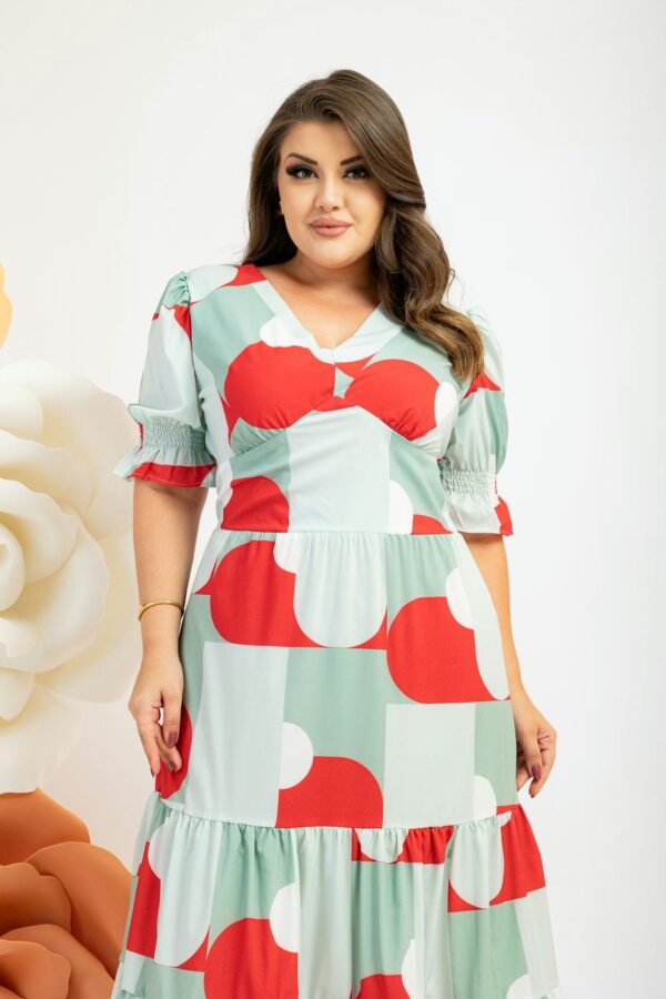 Vestido thania estampa exclusiva - Imagem 3