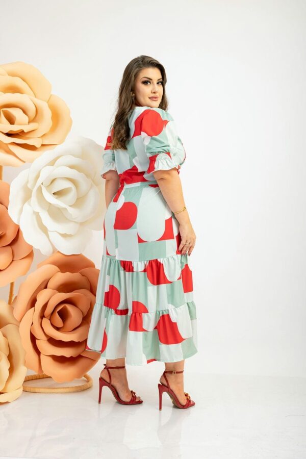 Vestido thania estampa exclusiva - Imagem 2