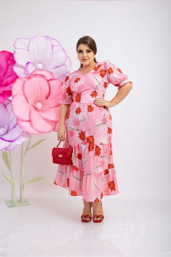 Vestido thania estampa exclusiva - Imagem 2