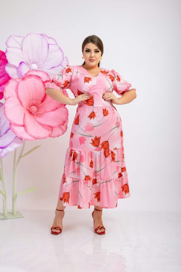Vestido thania estampa exclusiva