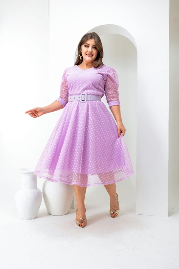 Vestido Thalita Lilas - Imagem 3