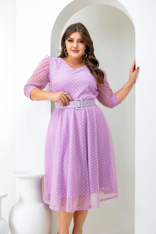 Vestido Thalita Lilas - Imagem 4