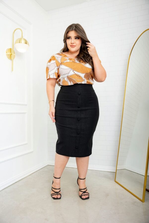 Blusa Eliana Estampada - Imagem 4