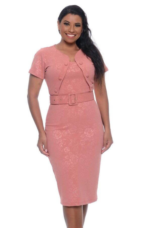 Vestido Karina /roze - Imagem 8