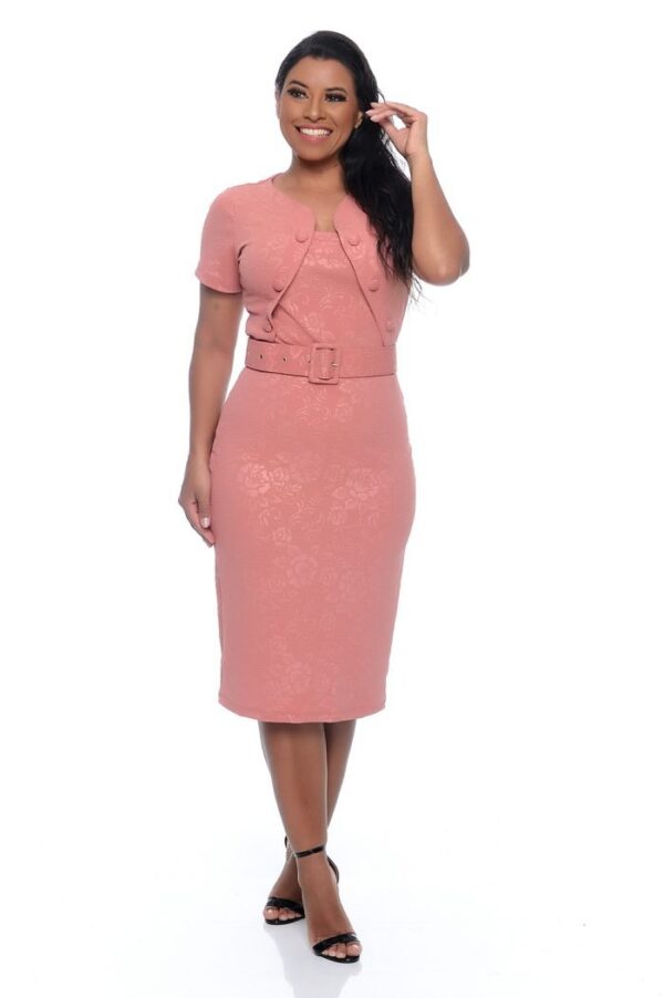 Vestido Karina /roze - Imagem 5