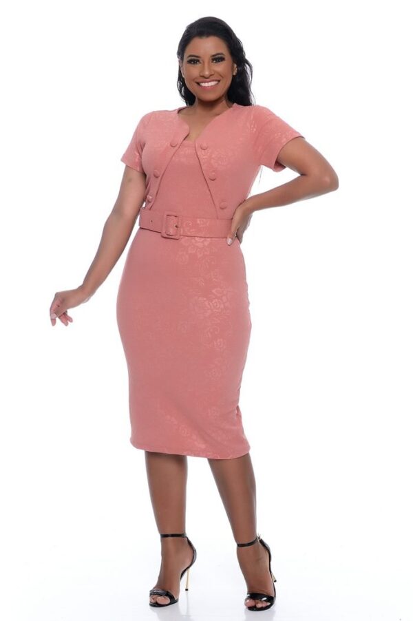 Vestido Karina /roze - Imagem 3