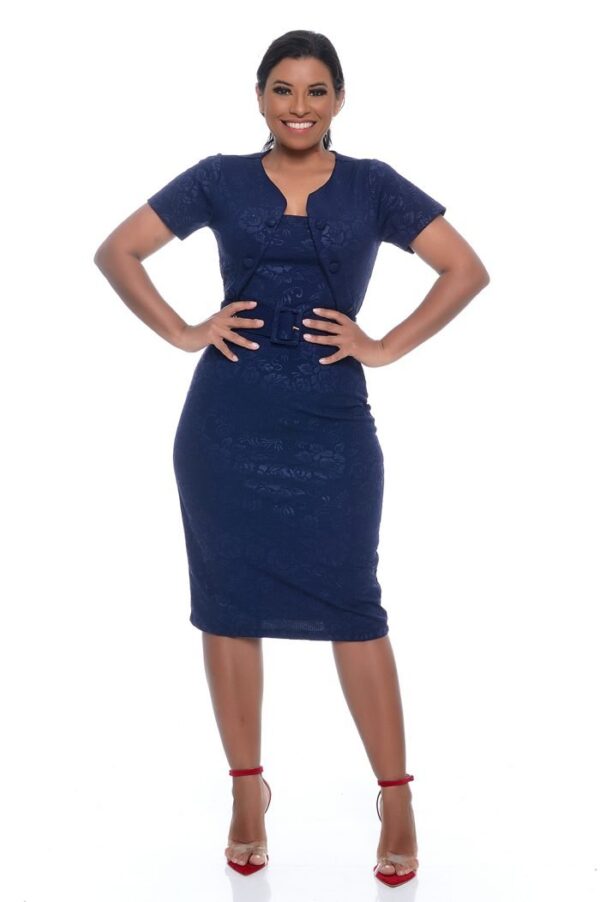 Vestido Karina /Azul Marinho