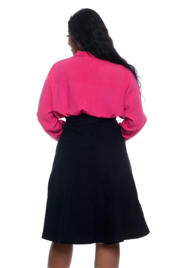 Camisa Helena em Viscolinho Pink - Imagem 8