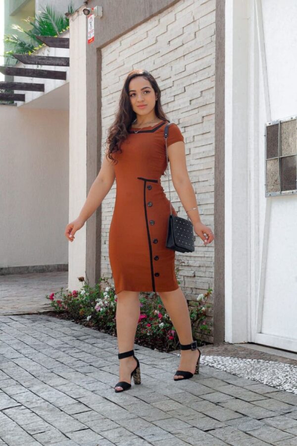Vestido Mariana Caramelo DTL Preto - Imagem 8