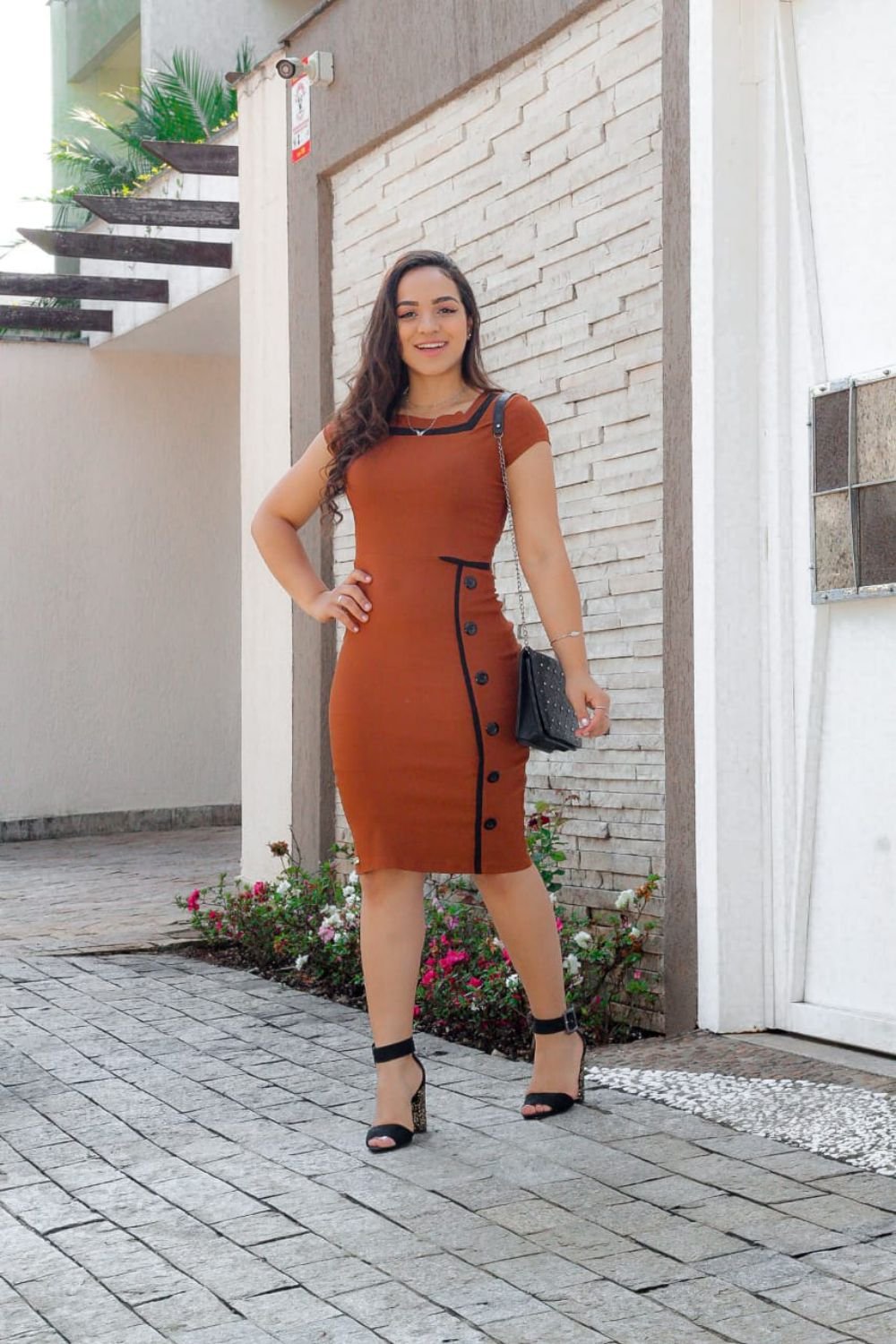 Vestido Mariana Caramelo DTL Preto - Imagem 6