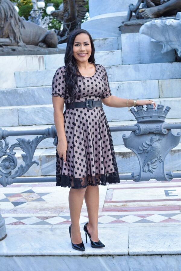 Vestido Camila c/cinto - Imagem 2