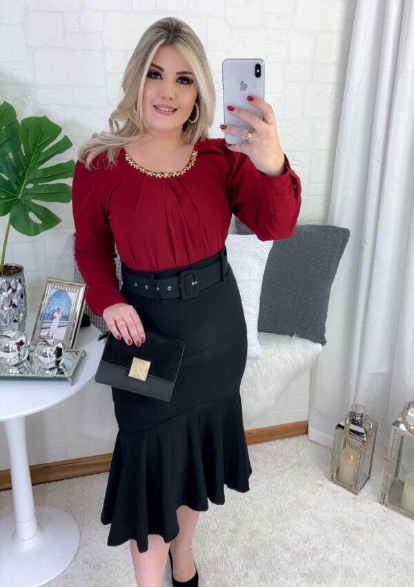 Blusa Isabel c/Corrente fixa - Imagem 2