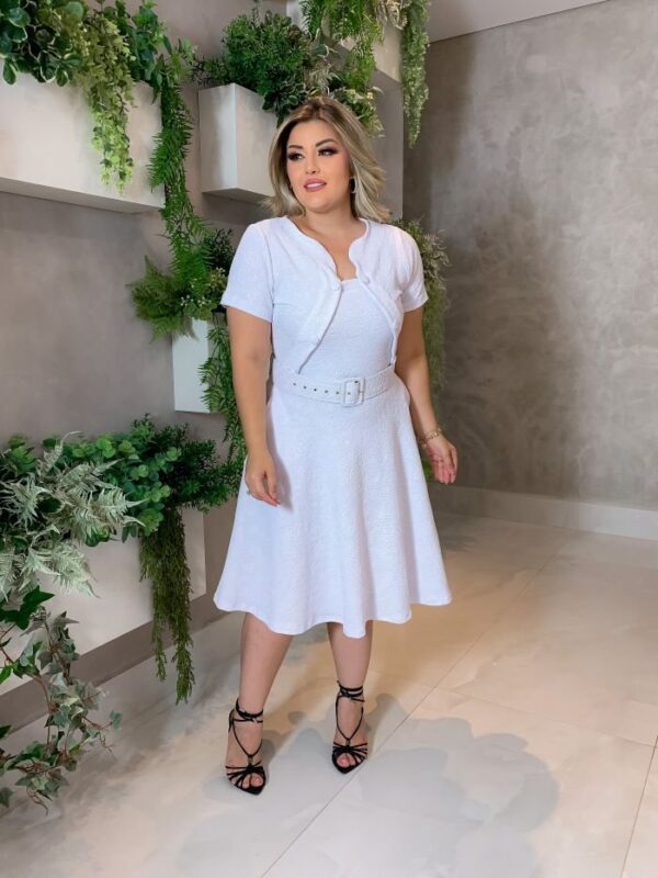 Vestido Geysa/ Branco - Imagem 4