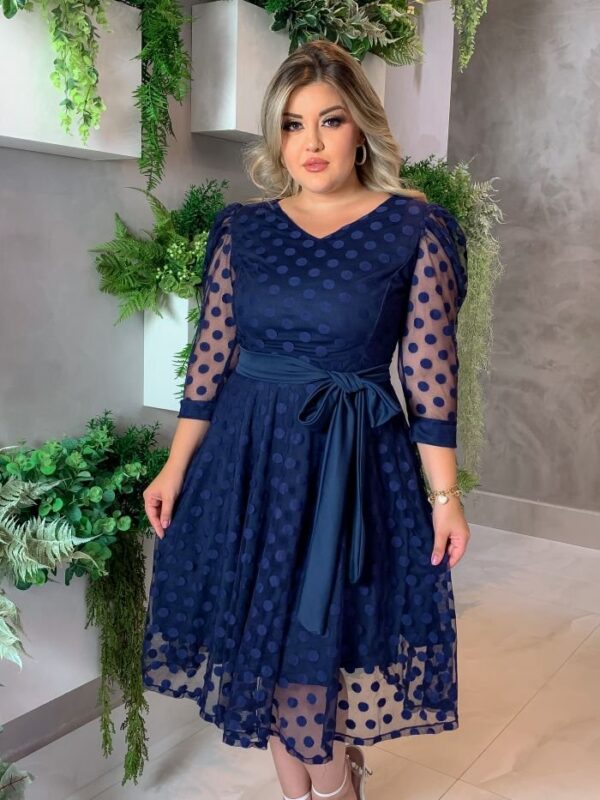 Vestido Thalita c/Cinto - Imagem 2