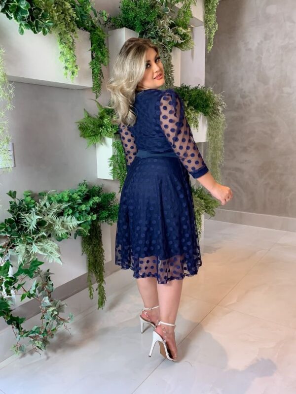 Vestido Thalita c/Cinto - Imagem 4