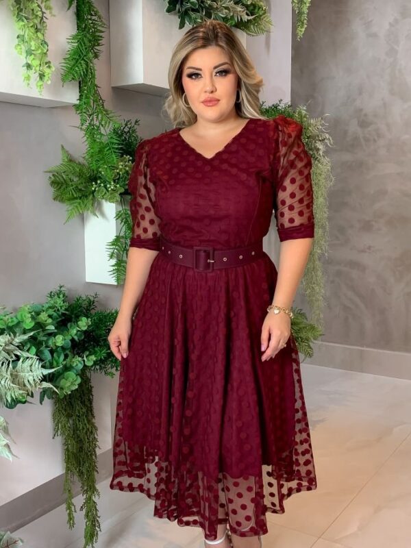 Vestido Thalita c/Cinto - Imagem 2