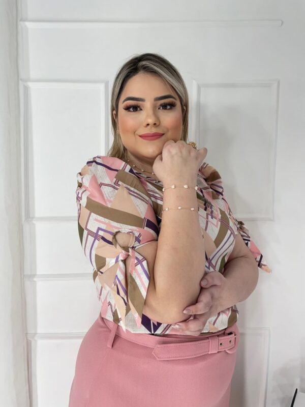 Blusa Dalila Estampada - Imagem 6