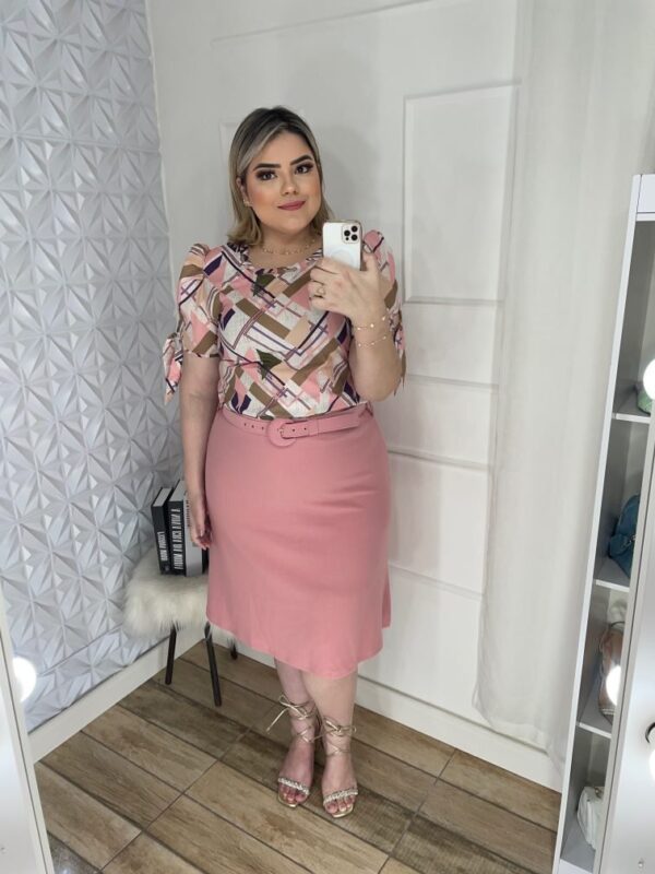 Blusa Dalila Estampada - Imagem 5