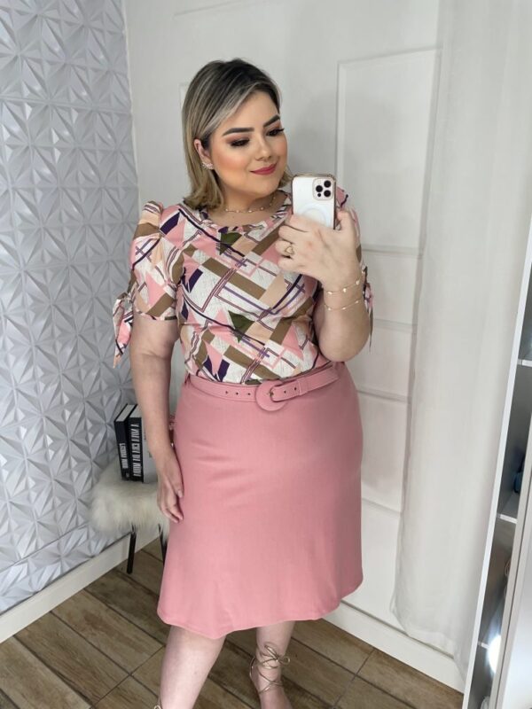 Blusa Dalila Estampada - Imagem 4