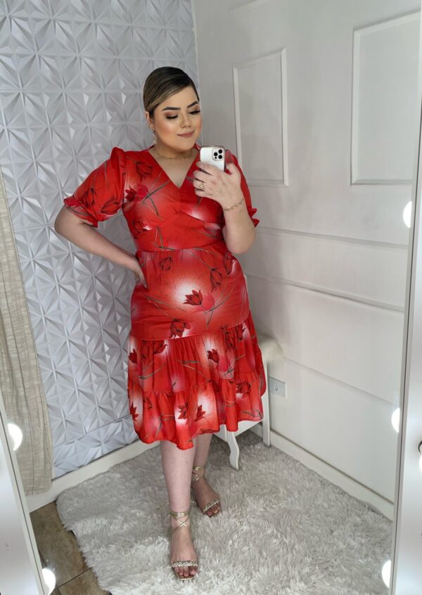 Vestido thania estampa exclusiva - Imagem 8
