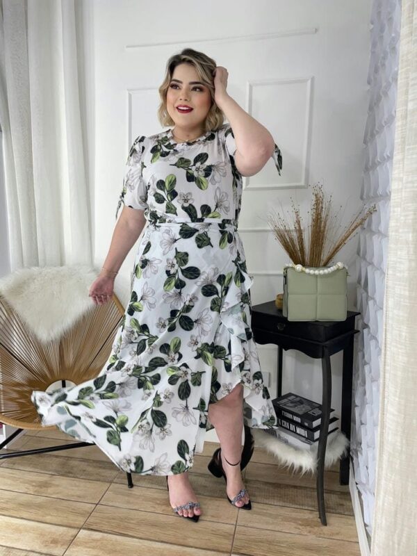 Saia Envelope Estampada - Imagem 6