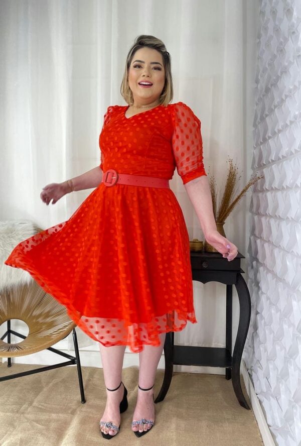 Vestido Thalita Laranja - Imagem 9
