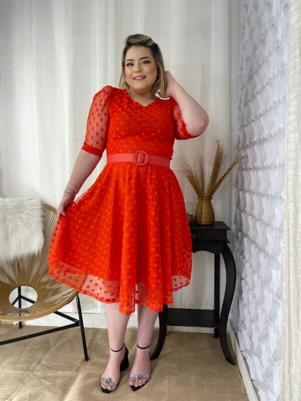 Vestido Thalita Laranja - Imagem 8