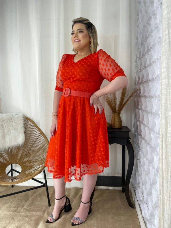 Vestido Thalita Laranja - Imagem 6