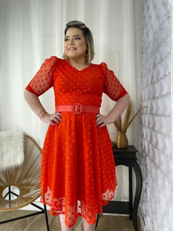 Vestido Thalita Laranja - Imagem 5