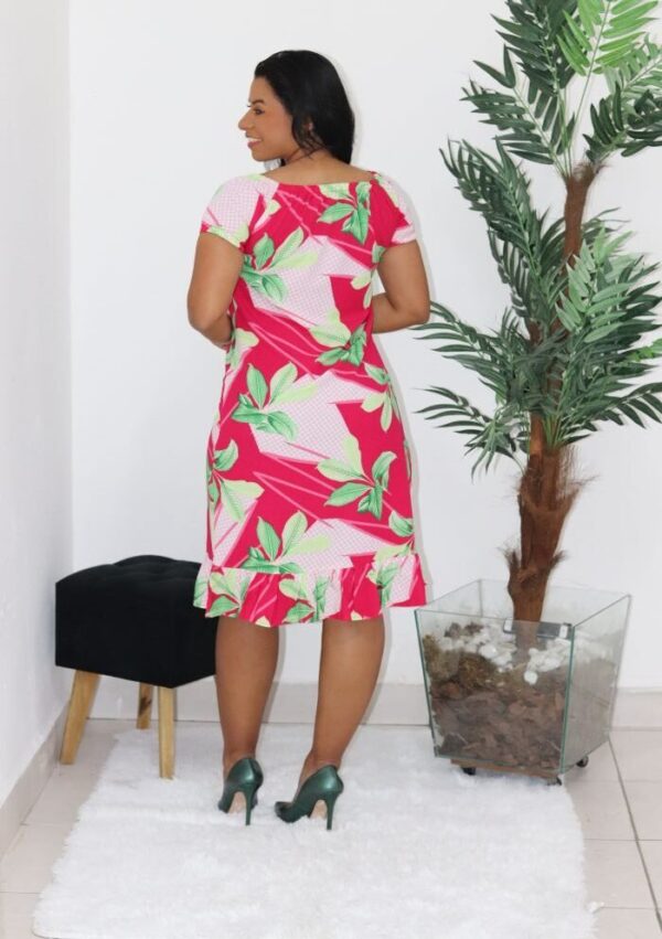 Vestido Florida Pink/Verde - Imagem 4