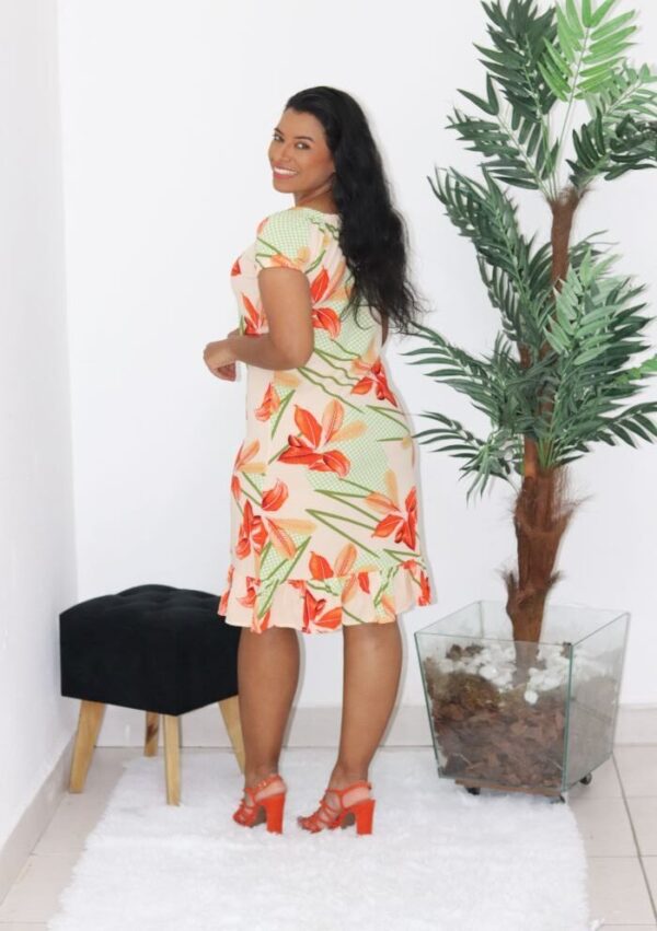 Vestido Florida Bege - Imagem 2