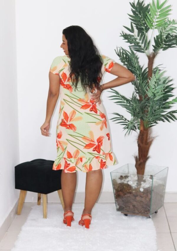 Vestido Florida Bege - Imagem 3