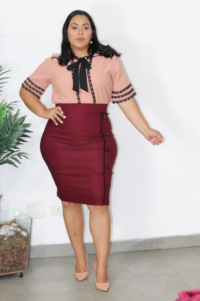 Blusa Fernanda c/ Guipy - Imagem 5