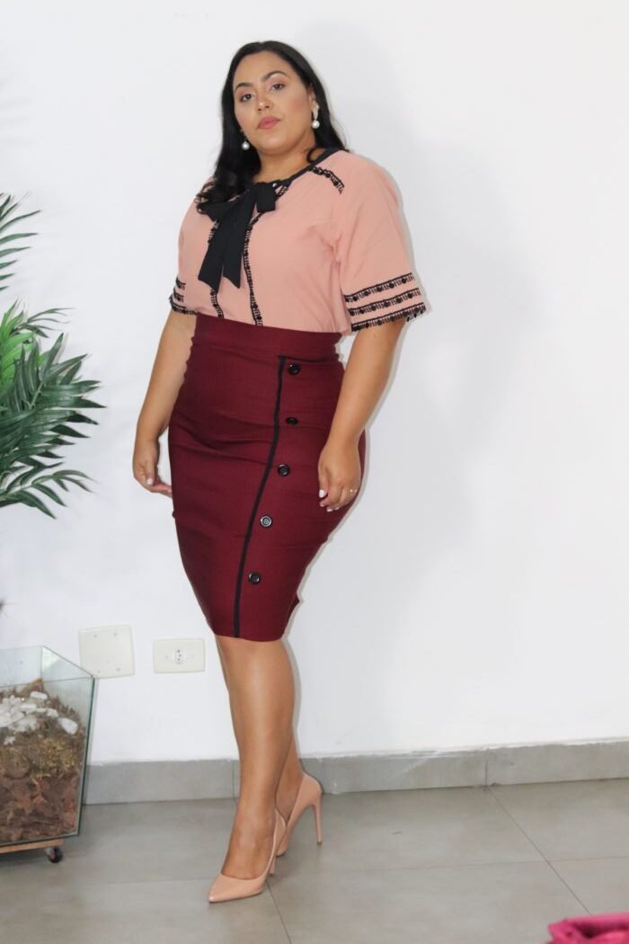 Blusa Fernanda c/ Guipy - Imagem 2