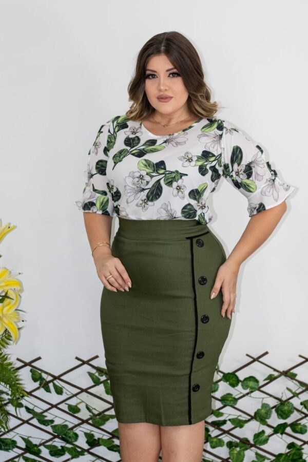 Blusa Michelly Estampada - Imagem 5