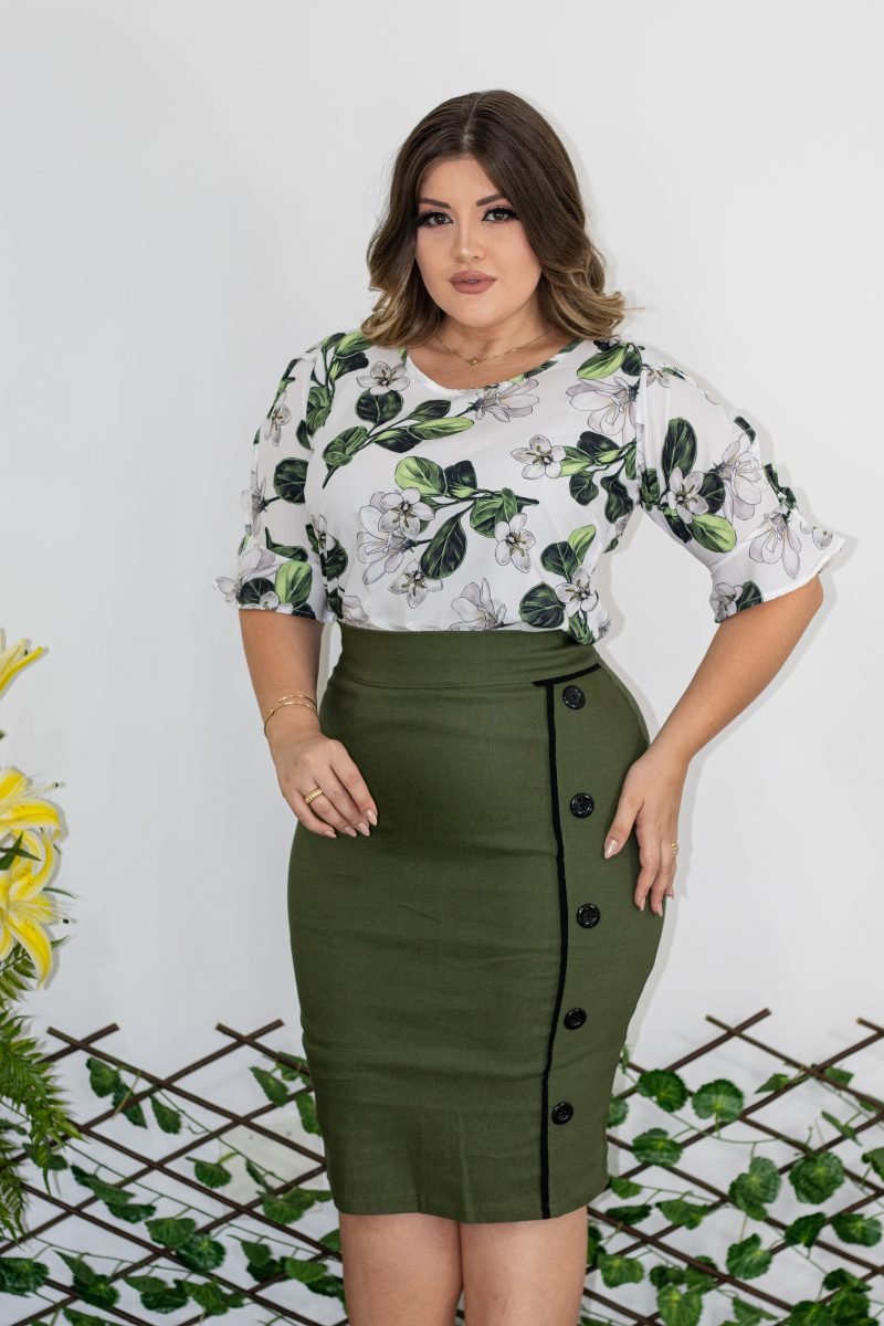 Blusa Michelly Estampada - Imagem 5