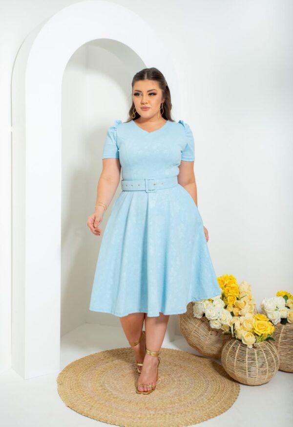 Vestido Valentina c/ Cinto - Imagem 2