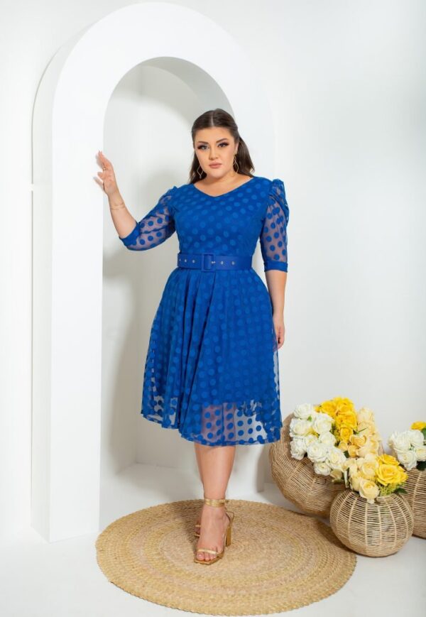 Vestido Thalita c/cinto - Imagem 4