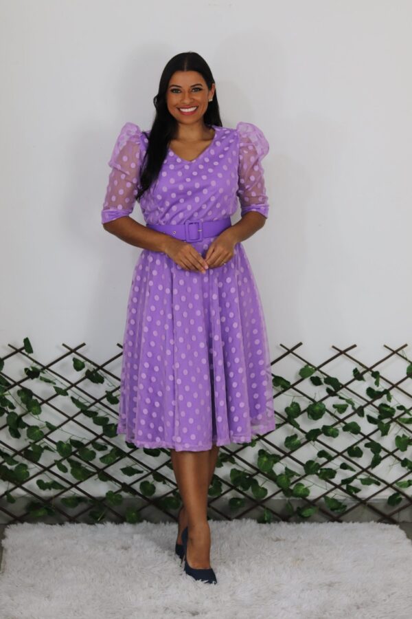 Vestido Thalita c/Cinto - Imagem 4