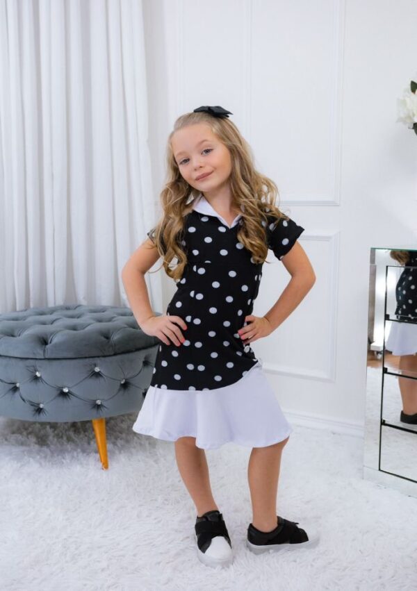 Vestido Plyana Preto/Branco - Imagem 4
