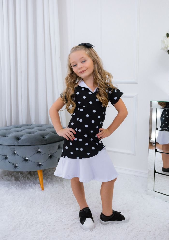 Vestido Plyana Preto/Branco - Imagem 4