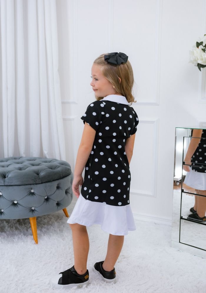 Vestido Plyana Preto/Branco - Imagem 3