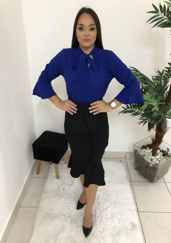 Blusa Samara Azul Royal - Imagem 2
