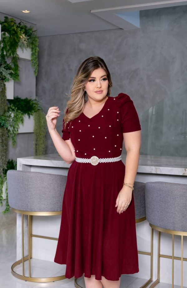 Vestido Amanda c/Perolas - Imagem 2