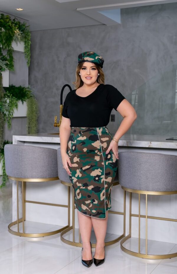 Saia Leticia  camuflada - Imagem 5