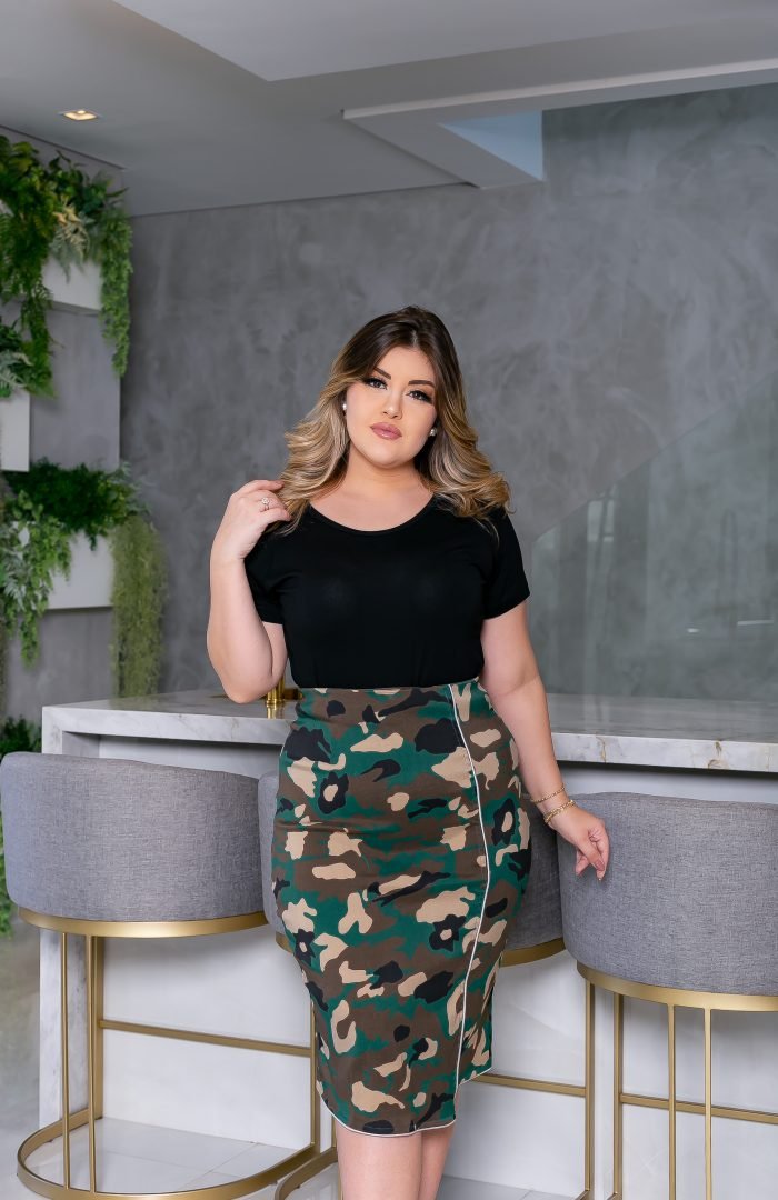 Saia Leticia  camuflada